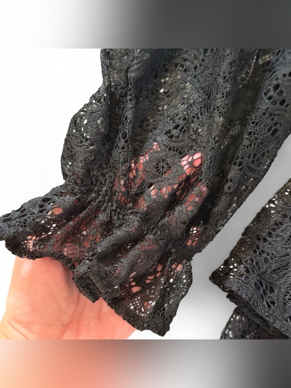 BlackMilk Immortal Lace Tier Dress 🖤 Goth Fairy Witchy Cottagecore - Picture 4 of 8